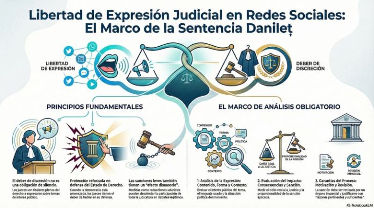 Gemas de jurisprudencia | La libertad de expresión no se suspende al entrar en la función pública