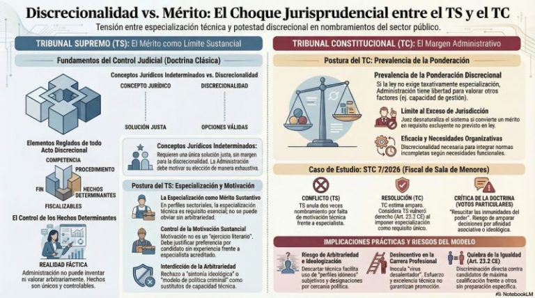 Debates | Discrecionalidad en los nombramientos públicos y control judicial: a propósito de la STC 7/2026