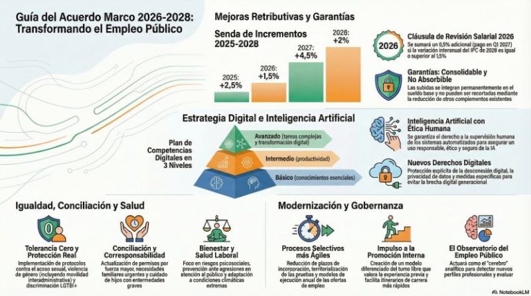 Debates | El Acuerdo Marco para la mejora del empleo público y el servicio a la ciudadanía, suscrito de 5 de diciembre de 2025.