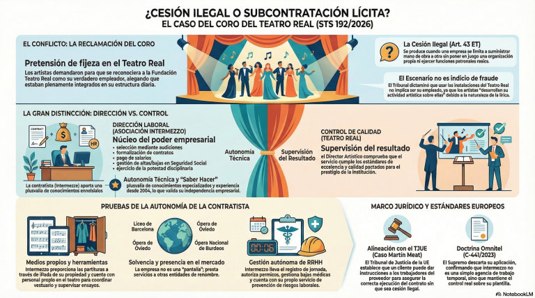 Joyas de jurisprudencia | Dirección laboral, control técnico y descentralización en actividades altamente especializadas