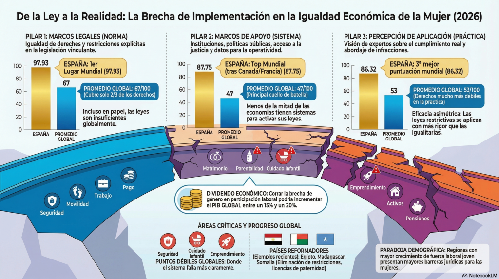 Pensar en voz alta | Cuando el derecho no basta: anatomía de la igualdad económica 2 infografia World Bank