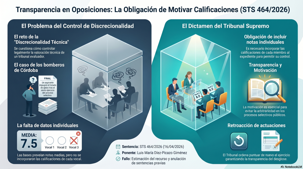 Gemas de jurisprudencia | La motivación en los procesos selectivos empieza por hacer visible la decisión 25 g tribunal